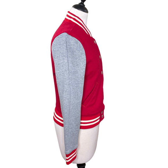 True Religion Size S Varsity Campus Letter Jacket Wool Blend Fashion for Senses - Picture 3 of 16